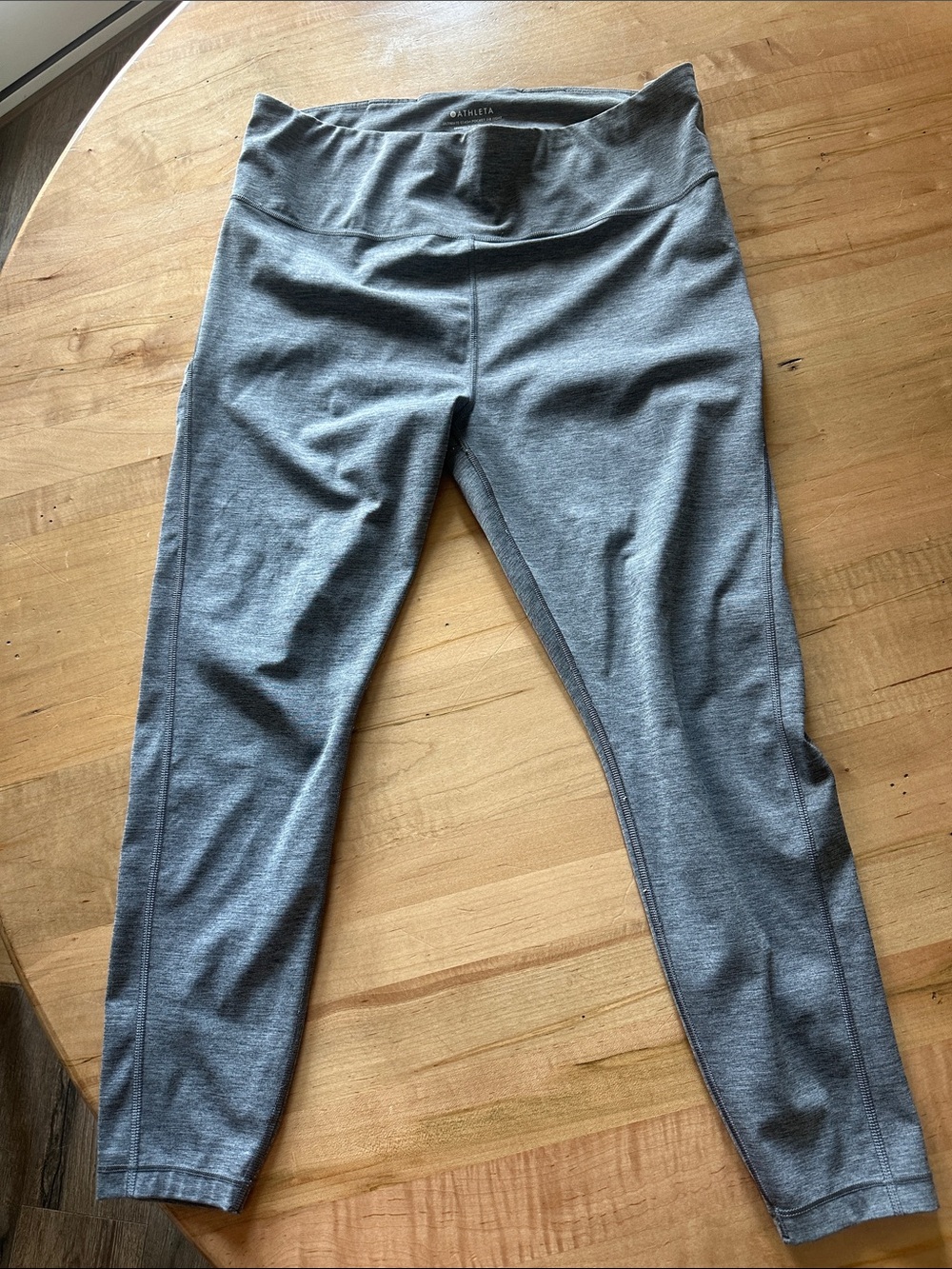 Athleta Girls' Heather Gray Performance Leggings